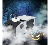 3000W Low Smoke Fog Machine Stage Fogger Floor Smoke Machine for Club Stage Wedding Theater Black Create Mysterious Stage Atmosphere