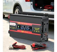 3000W Peak Power Inverter 12V/24V to 240V AC Car Inverter with Dual USB 5A Fast Charge