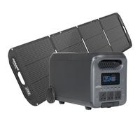 3000W Portable Power Station, 2560Wh, with 220W Foldable Solar Panel - DL181
