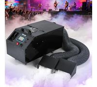 3000W Professional Low Lying Fog Machine with Upgraded Food-Safe PP Tank - Dual Nozzle, LCD Screen, DMX/Remote - Rustproof, Shockproof, Odorless Fog for Stage, Halloween, Events