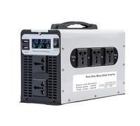 3000W Pure Sine Wave Inverter Charger, Dc 12V 24V 48V 60V 72V To Ac 110V 220V Car Power Inverter Converters Voltage Trans Former Converter for Home,Rv,Truck,Off-Grid Solar
