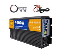 3000W Pure Sine Wave Power Inverter 12V-72V DC to 110V-220V AC for Solar RVs, Trucks, Off-Grid Home Camping 60V-220V