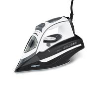 3000W Steam Iron Dry Non Stick Ceramic Soleplate Geepas Black One Size