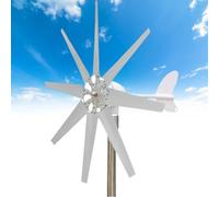3000W Wind Turbine Generator - Compact Windmill for Home Use, 12V Hybrid Solar Wind Power System, Renewable Energy Solution for Off-Grid Living