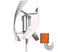 3000W Wind Turbine Generator Kit - 12V/24V/48V/220V Vertical 3-Blade Permanent Magnet for Hybrid Wind Solar Energy Solutions, Efficient Renewable Power Generation