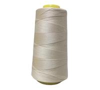 3000Yard Beige Thread for Sewing,Polyester Natural Sewing Thread for Overlocker Knitting Polyester Embroidery Threads