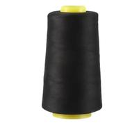 3000Yard Black Thread for Sewing,Polyester Sewing Machine Thread for Overlocker Knitting Polyester Embroidery Threads