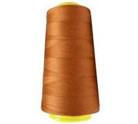 3000Yard Sewing Thread,Polyester Brown Thread for Overlocker All Purpose Sewing Project Polyester Embroidery Threads