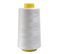 3000Yard White Thread for Sewing Polyester Sewing Thread for All Purpose Sewing Machine Hand Sewing Overlocker Embroidery Threads