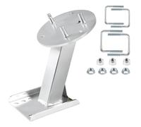 3001.0064 High-Mount Spare Tire Carrier for Tires Up to 16'' with 4, 5, Or 6-Hole Bolt Patterns & 3" and 4" Tire Carriers Bracket Replacement Auto Accessorie