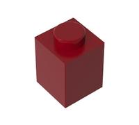 3005 Basic Bricks Brick 1x1 50 Pieces GDS-531 Compatible with Lego Building Blocks Color:Dark Red