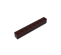 3008 Basic Bricks Brick 1x8 50 Pieces GDS-536 Compatible with Lego Building Blocks Color:Dark Brown