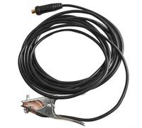 300A Earth Clamp Cable for MMA Welder Inverter Machines with Heat Resistant Insulated Handle and High Strength Copper Core (23feet/7m)