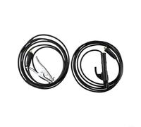 300A Ground Clamp for MMA Welding Inverter Machines with Heat Resistant Anti Slip Handle Copper and ABS Material for Shipyard and Mining Applications (16feet/5m)