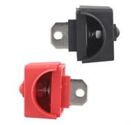 300A High-Current Battery Terminal Connector for Energy Storage & Inverters - Nickel-Plated Copper, PA66 Flame-Retardant Shell, DC1000V Rated, 16mm² Cross-Section, M8 Thread(red+black)