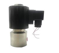 300bar 30MPa 2 Way nitrogen high Pressure Solenoid Valve 1/4 3/8 24V Orifice 1mm SS304 DN1 Normally Open(1/4",NPT_36V)