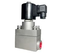 300bar 30MPa 2 Way Water Solenoid Valve 1/2 inch DC24V Orifice 15mm SS304 DN15 Normally Close M22*1.5(1/2",G_AC120V_NC)