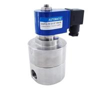 300bar 36MPa 2 Way Water High Pressure Solenoid Valve 1/4 3/8 1/2 220V 24V Orifice 10mm N.C GSPG SS304 Large Flow Valve(1/4",DC24V)