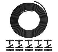 300cm Windshield Washer Hose Set, Rubber Universal Wiper Hose, Car Windshield Pipe, Windscreen Fluid with 15 Y I T Type Connectors, Windscreen Tube Connecting Car Water Pump Nozzle