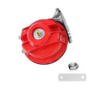 300DB Super Loud Car Horn, 12V Waterproof Car Air Electric Snail Horn, Auto High Low Tone Horn Replacement, Universal Accessories for Car, Motorcycle, Truck, Bike, Boat (Red TZ-102)