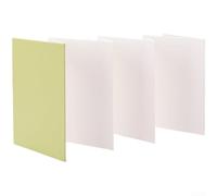 300g Cotton Sketchbook Accordion Fold 19x13cm Fine Texture(Green)