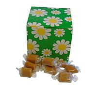 300g Daisy Pattern Box of Bristows Salted Caramel Fudge