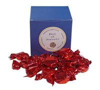 300g Galactic Blue Box of Buchanan Raspberry Caramel Toffee