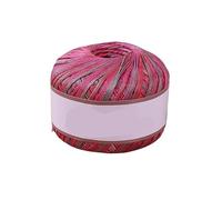 300g Mercerized Cotton Lace Yarn - 100% Pure Cotton, Section Dyed, Colorful Crochet Thread for Hand-Knitting Summer Shawls and Knitwear(27color)