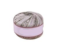 300g Mercerized Cotton Lace Yarn - 100% Pure Cotton, Section Dyed, Colorful Crochet Thread for Hand-Knitting Summer Shawls and Knitwear(Color20)