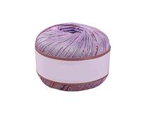 300g Mercerized Cotton Lace Yarn - 100% Pure Cotton, Section Dyed, Colorful Crochet Thread for Hand-Knitting Summer Shawls and Knitwear(32color)