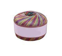 300g Mercerized Cotton Lace Yarn - 100% Pure Cotton, Section Dyed, Colorful Crochet Thread for Hand-Knitting Summer Shawls and Knitwear(28color)