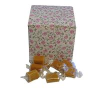 300g Rose Pattern Box of Bristows Salted Caramel Fudge