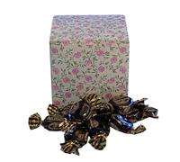 300g Rose Pattern Box of Buchanans Chocolate Caramel Toffees