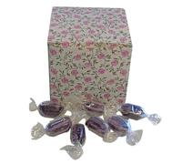 300g Rose Pattern Box of Sugar Free Blackcurrant and Liquorice