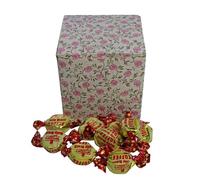 300g Rose Pattern Box of Walkers Nutty Brazil Toffee