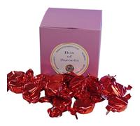 300g Rose Pink Box of Buchanan Raspberry Caramel Toffee