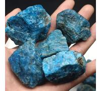 300g Rough Stone Raw Gemstone Irregular Crystals Blue Apatite for fengshui Decorations