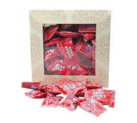 300g Square Window Ivory White Pattern Box of Uncle Joes Sugar Free Mints
