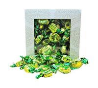 300g Square Window Ivory White Pattern Box of Walkers Banana Eclairs Toffee