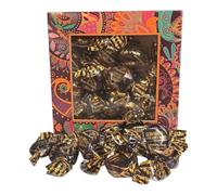 300g Square Window Paisley Pattern Box of Buchanans Chocolate Caramel Toffees