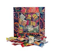 300g Square Window Paisley Pattern Box of Toxic Waste and Nuclear Waste Super Sour Sweet Mix