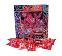 300g Square Window Paisley Pattern Box of Uncle Joes Sugar Free Mints