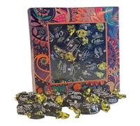 300g Square Window Paisley Pattern Box of Walkers Coffee Toffee Sweets