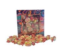 300g Square Window Paisley Pattern Box of Walkers Nutty Brazil Toffee