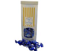 300g Tin Tied White Bag of Walkers Milk Chocolate Toffee