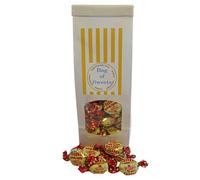 300g Tin Tied White Bag of Walkers Nutty Brazil Toffees Sweets