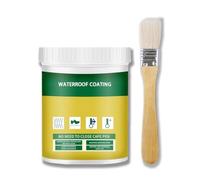 300g Waterproof Sealant - Multi-Purpose Clear Adhesive Sealant - Weatherproof, Cold/Heat Resistant, Suitable for Indoor and Outdoor Use - Windows, Tiles, Brick Walls, Metal, Concrete; Includes Brush