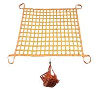 300kg - 3.5T Cargo Lifting Net - Nylon Flat Webbing Nets, Cargo Sling Net, Square Mesh Tear Resistance, Cargo Nets For Lifting Heavy Load(3 X 3M/Mesh 15cm/Load 2t)