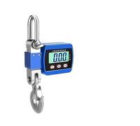 300Kg/500Kg Digital Hanging Scale Portable Crane Scale Heavy Duty Crane Scale LCD Backlight Industrial Hook Scales Unit Change(300kg Blue)