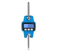 300kg/50g Crane Scale Luggage Scale Heavy Hanging Hook Scales Stainless Steel Hook Scale(Blu)